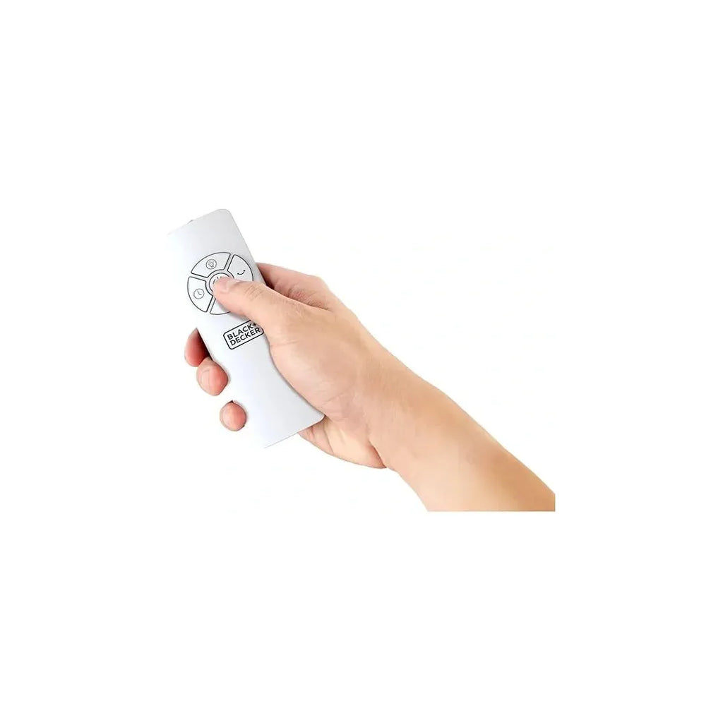 Black & Decker 2-in-1 LED Ring Bladeless Fan FBL85-B5 White 85cm White & Gold