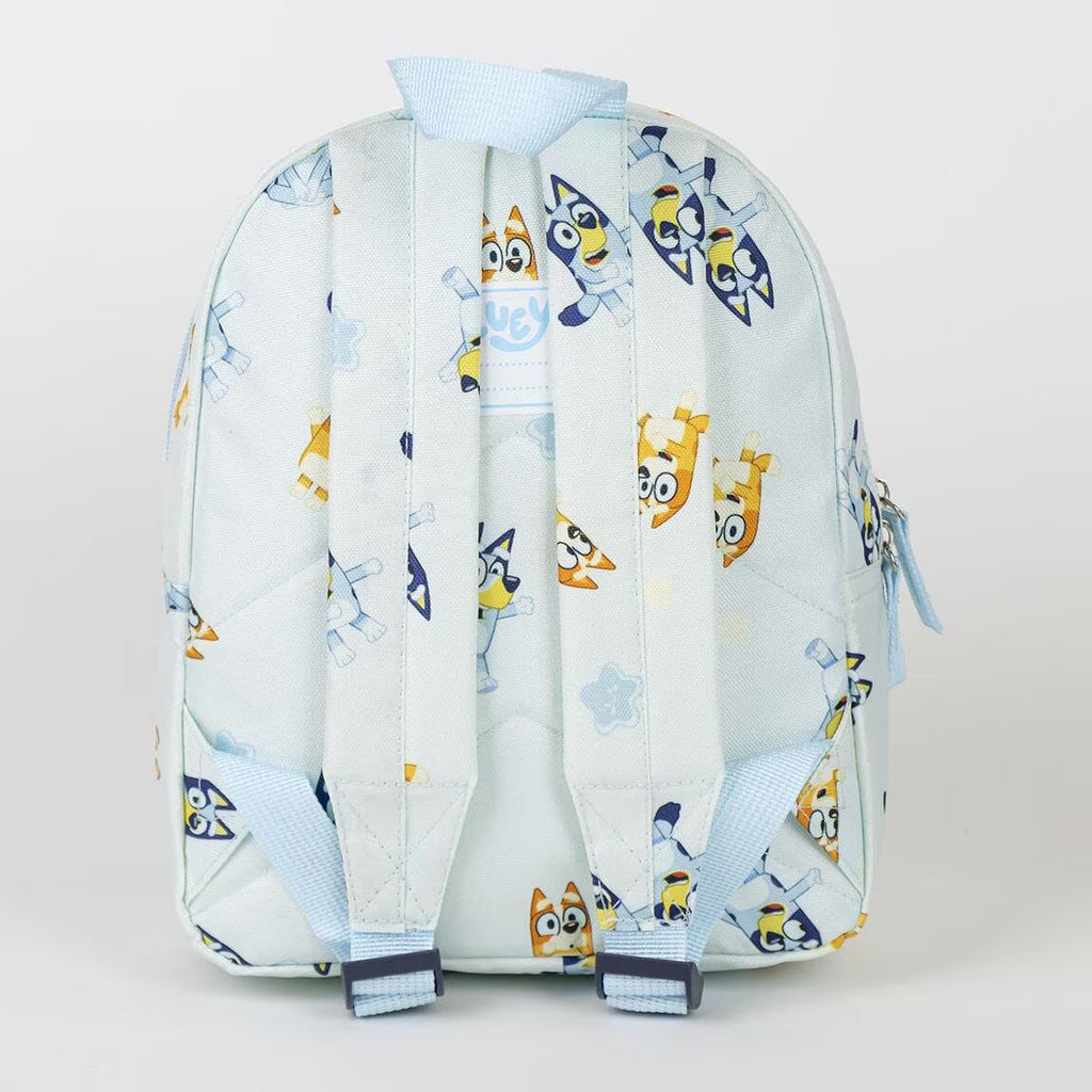 Bluey Kids Printed Backpack with Front Pocket 27 cm Blue 2100005067 Age- 3 Years & Above