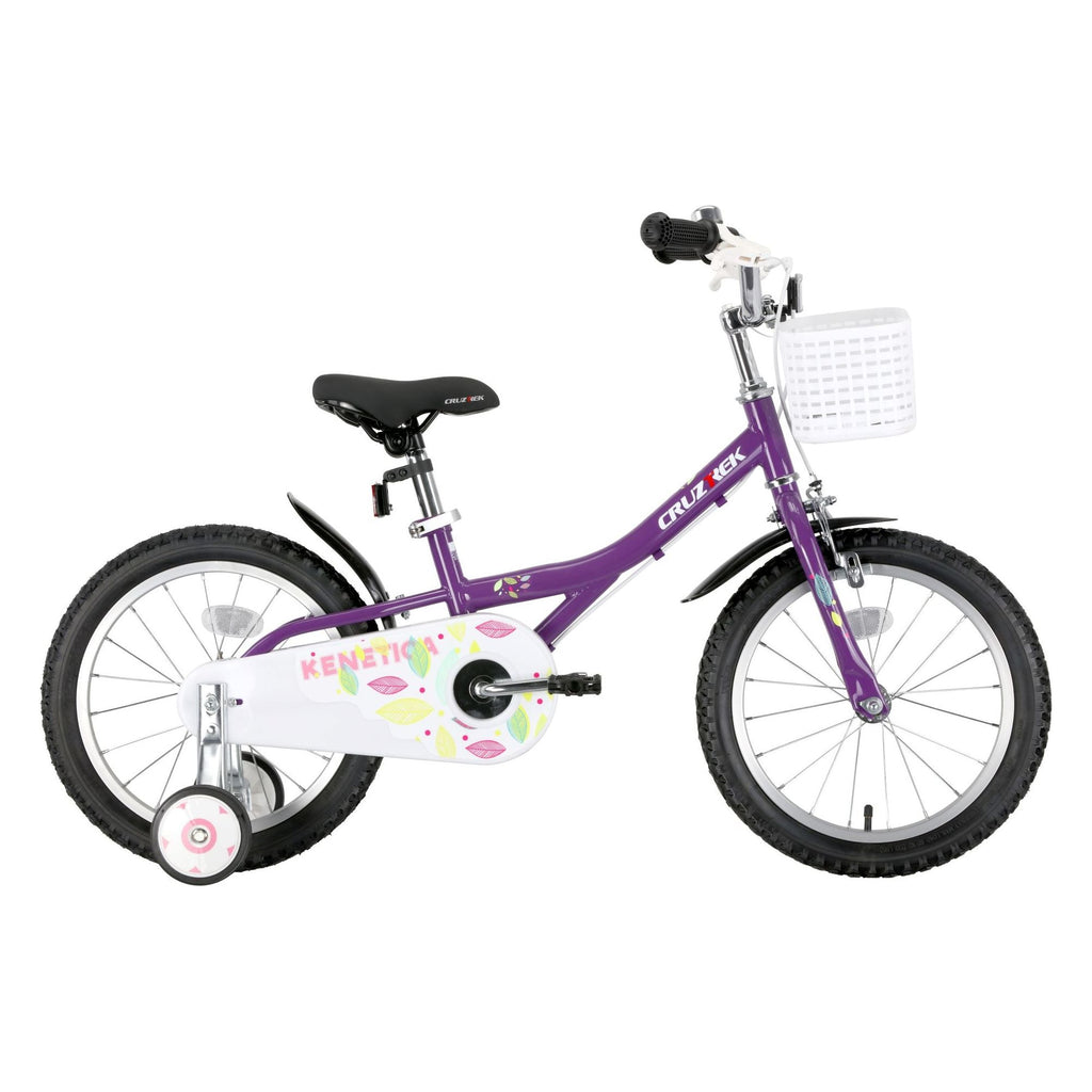 CRUZTREK 16-inch Hi-ten Steel Kids Bike with Steel Rigid Fork Multicolor Age- 7 Years to 11 Years