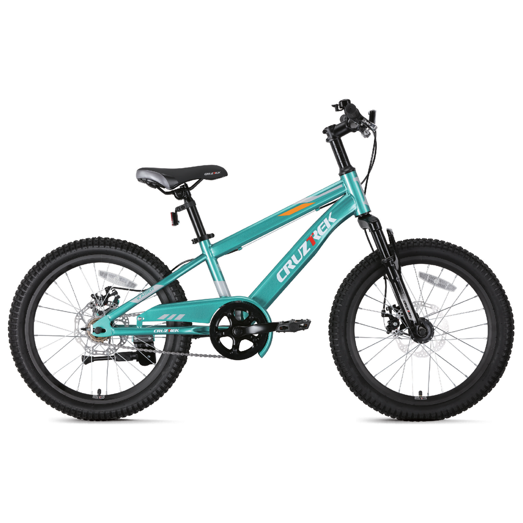CRUZTREK 20"Hi-ten Steel Special-Shaped Tubes Junior Bike with 30mm Disc Brake Disc Brake Grey Age- 7 Years to 11 Years