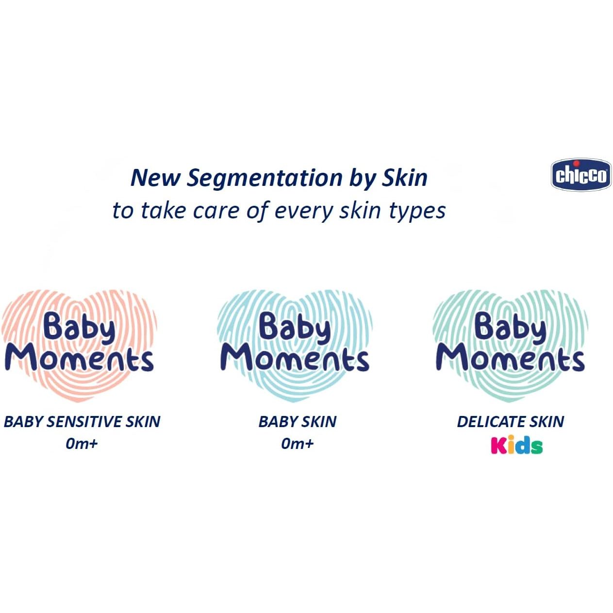 Chicco Baby Moments Body Wash No-Tears Protection for Baby Skin 200ml Age- Newborn & Above