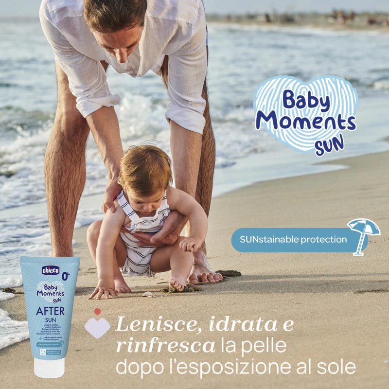 Chicco Baby Moments Sun After Lotion 150ml Age- Newborn & Above