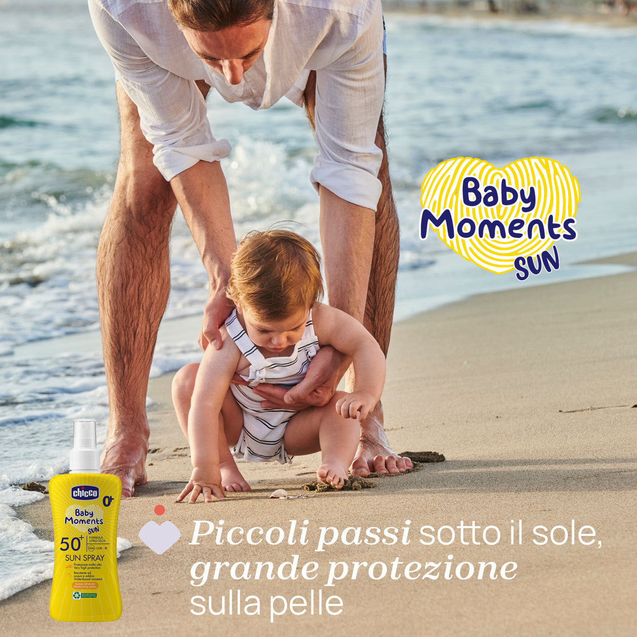Chicco Baby Moments Sun SPF 50+ Sunscreen Spray 150 ML  Age- Newborn & Above