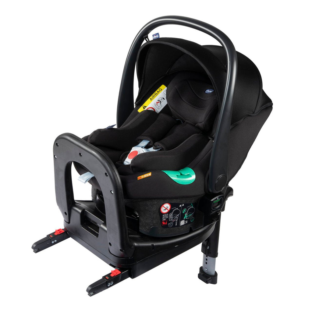 Chicco Kiros Evo I-Size Fast In Car Seat 40 -78 Cm Black Age- Newborn upto 13 Kg