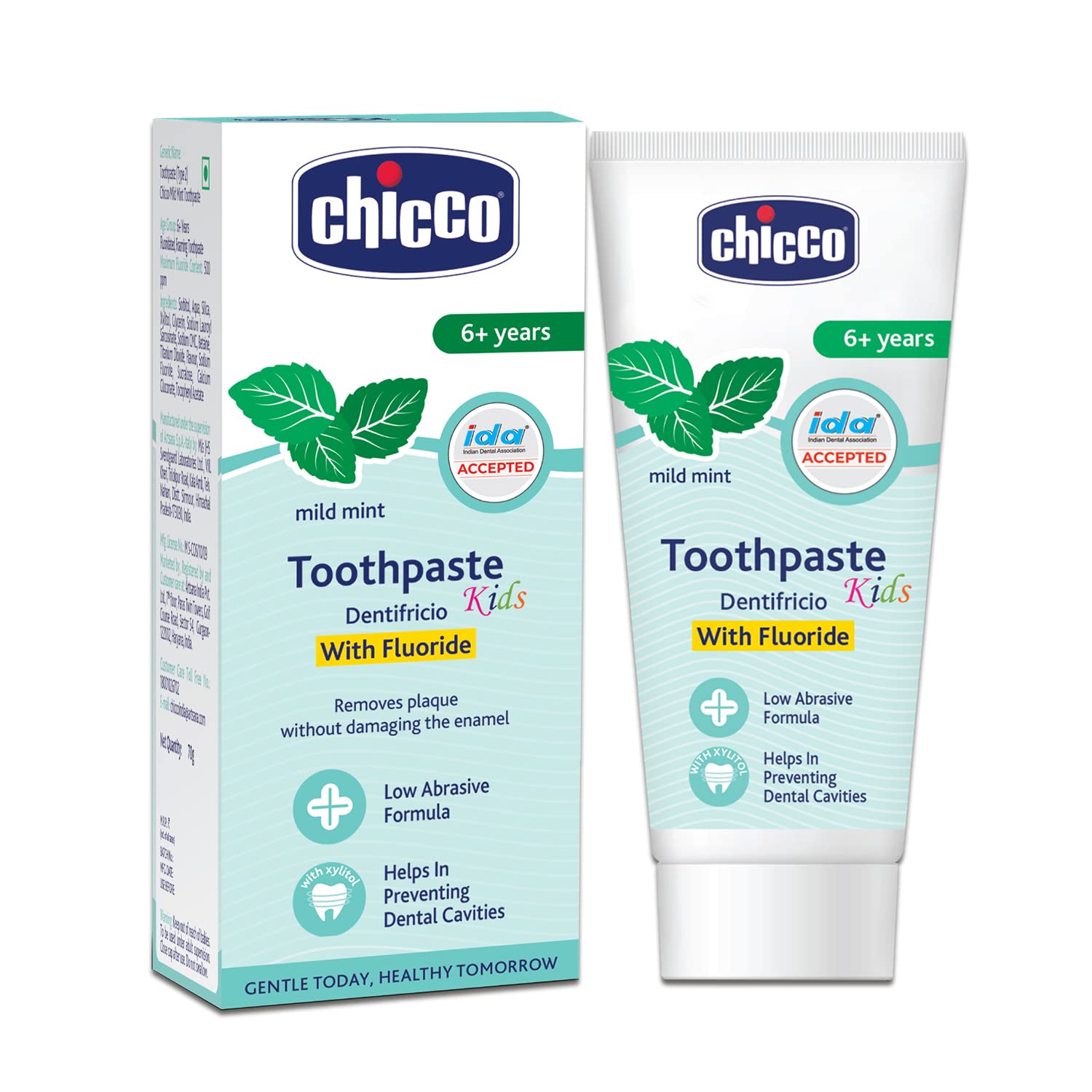 Chicco Mild Mint Toothpaste 50 ml Age- 6 Years & Above..