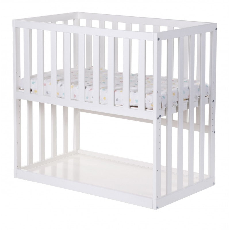 Childhome Bedside Crib 50 x 90 cm White BSCNWI Age- Newborn up to 6 Months (Maximum weight 15kg)