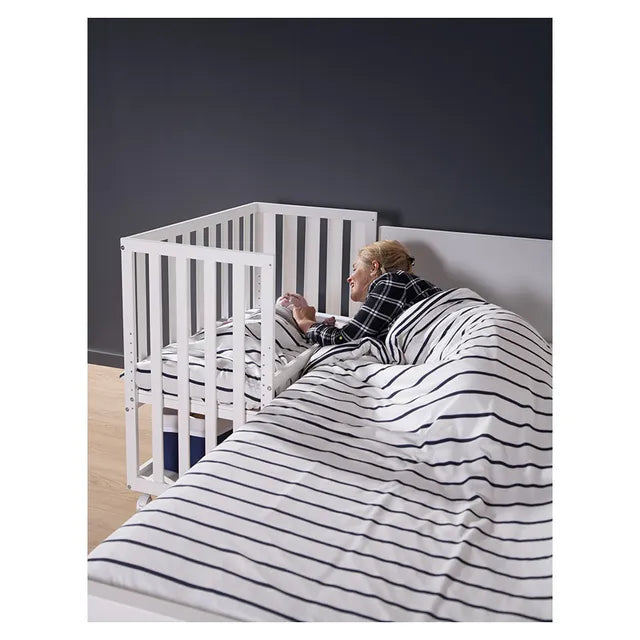 Childhome Bedside Crib 50 x 90 cm White BSCNWI Age- Newborn up to 6 Months (Maximum weight 15kg)