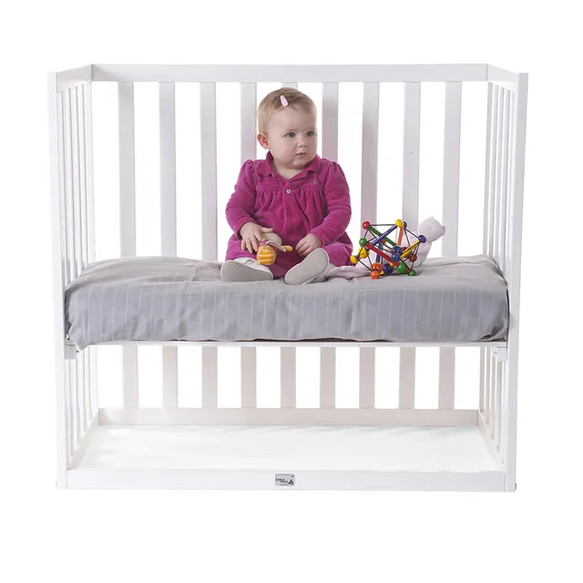 Childhome Bedside Crib 50 x 90 cm White BSCNWI Age- Newborn up to 6 Months (Maximum weight 15kg)