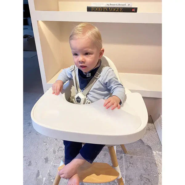 Childhome Evolu Silicone Feeding Tray Cover Transparent CHEVOTSIL Age- 6 Months to 3 Years