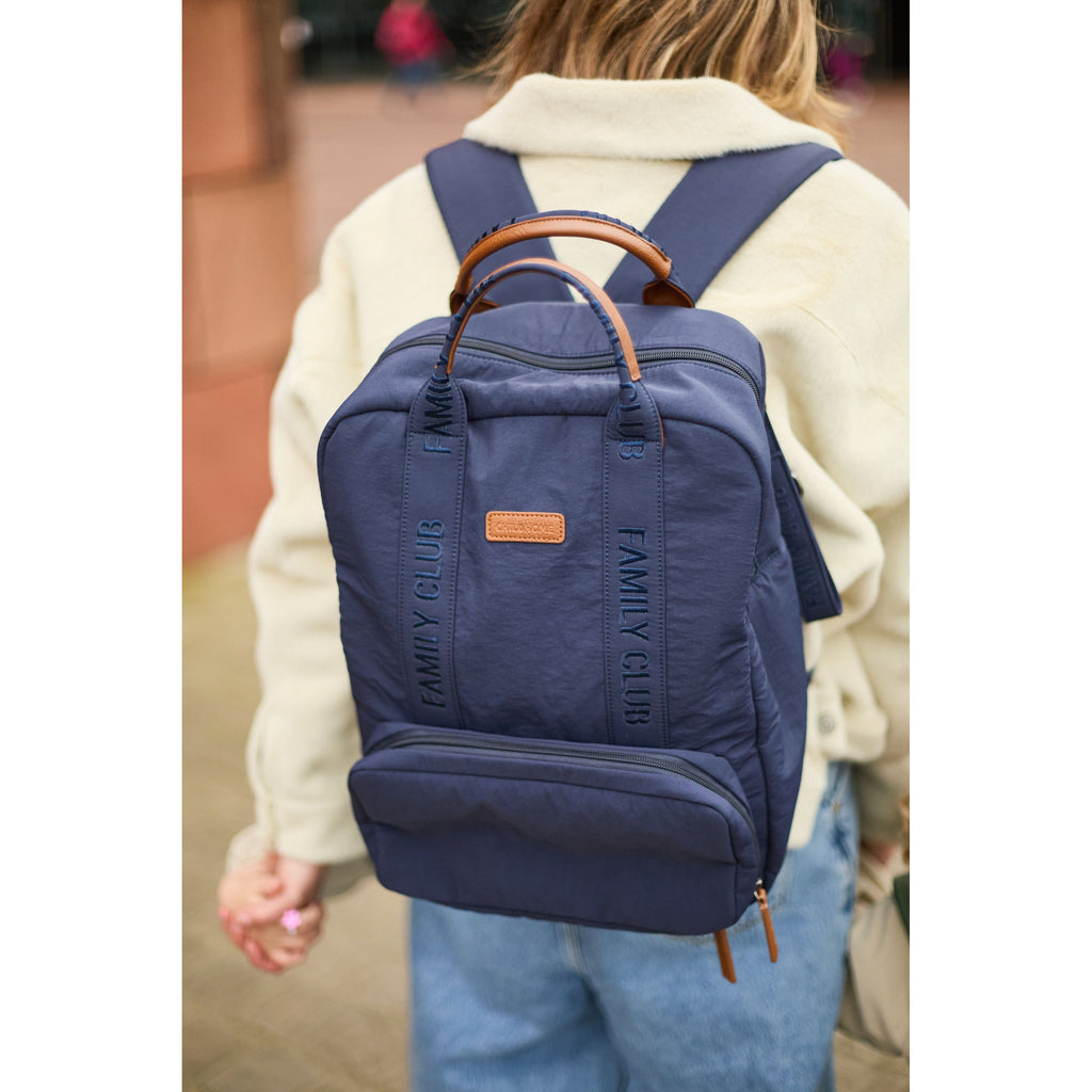 Childhome Family Club Backpack Signature Urban Navy For Parents (Up to 5kg) CWBPSUNA
