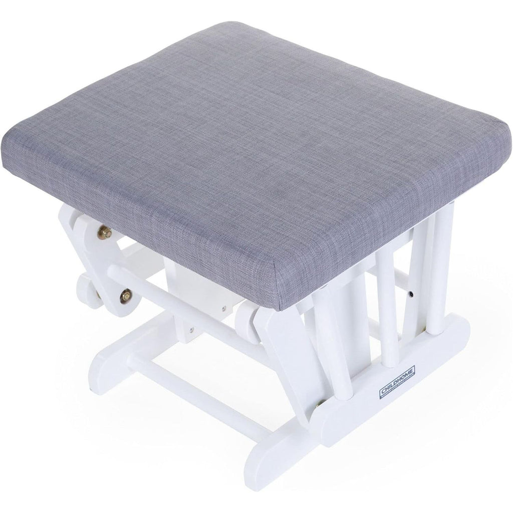 Childhome Gliding Chair With Footrest Grey GLCHRCG Age- Holds Up to 80kg