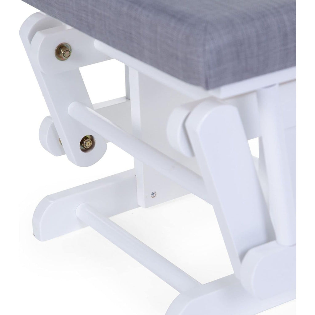 Childhome Gliding Chair With Footrest Grey GLCHRCG Age- Holds Up to 80kg