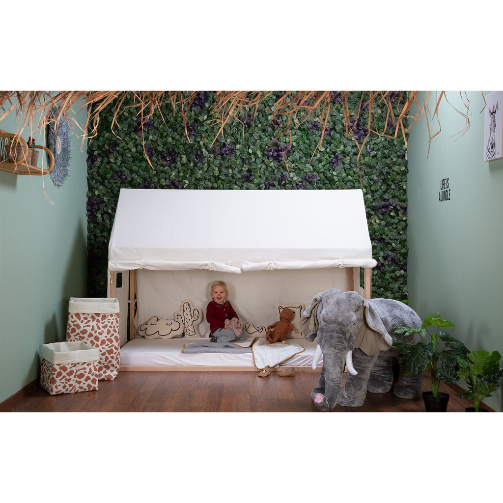 Childhome House Bed Frame Cover 90x200cm White TIPBFC90W Age- 90x200cm