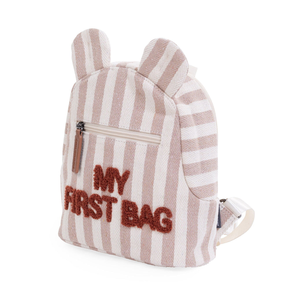 Childhome Kids My First Bag Nude Terracotta CWKIDBSTNR Age- 12 Months to 5 Years Capcity - 5 to 10 Liters