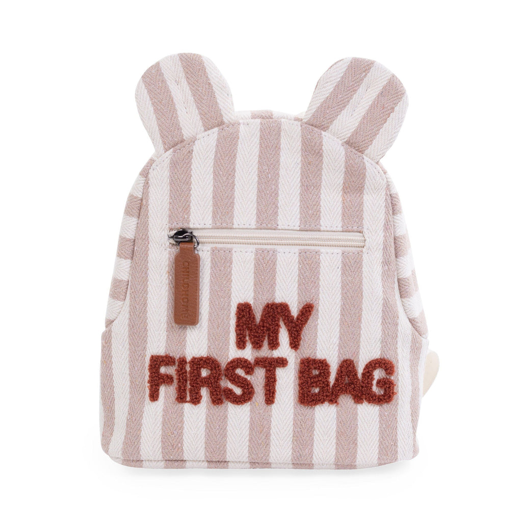 Childhome Kids My First Bag Nude Terracotta CWKIDBSTNR Age- 12 Months to 5 Years Capcity - 5 to 10 Liters