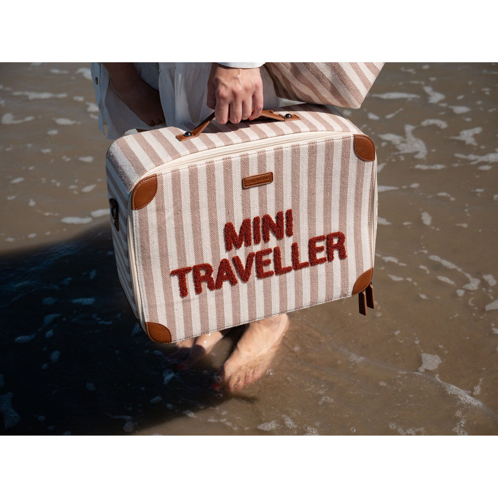Childhome Mini Traveller Kids Suitcase Nude Terracotta CWSCKSTNR Age- Newborn & Above