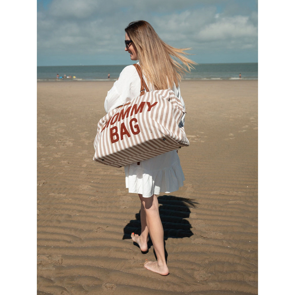 Childhome Mommy Bag Big Nude Terracotta For Parents CWMBBSTNR