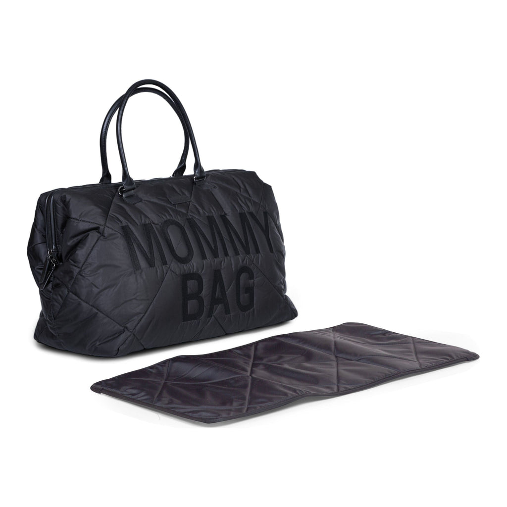 Childhome Mommy Bag Big Puffered Black For Parents CWMBBPBL