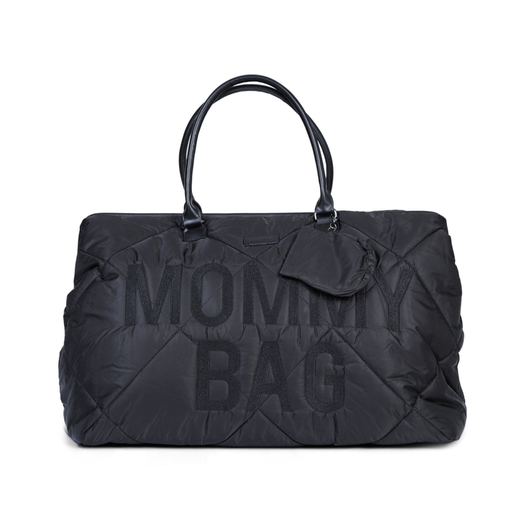 Childhome Mommy Bag Big Puffered Black For Parents CWMBBPBL