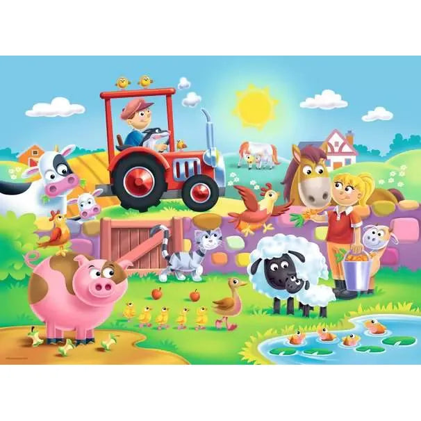 Ravensburger Fun On The Farm 16 Pieces Jigsaw Puzzle 12004066 Age- 2 Years & Above