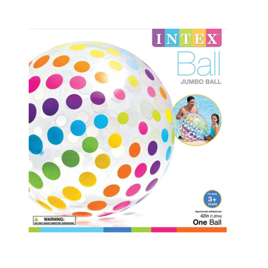 Intex Jumbo Ball (107cm) Age-3+