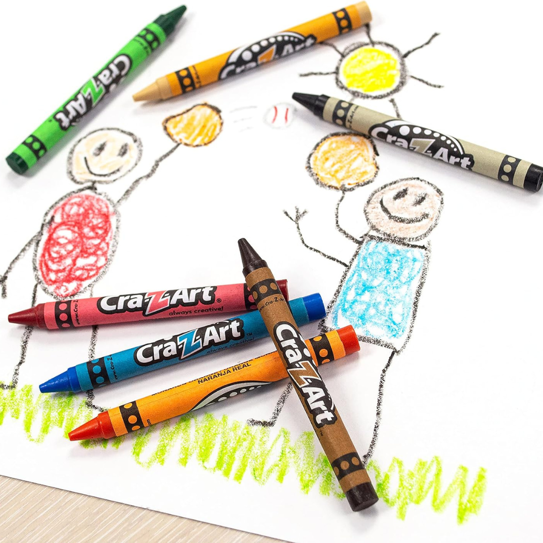 Cra-Z-Art 8 Colorful Crayons Multicolor Age- 3 Years & Above