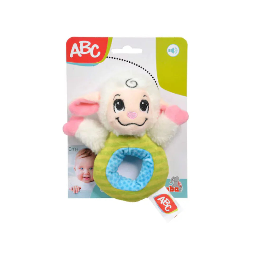 Simba Abc Plush Rattle, 2 Assortment Multicolor Age-3 Years & Above