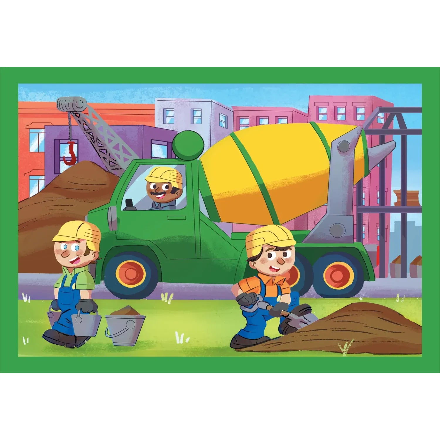 Clementoni 4-In-1 Kids Puzzle- Noli Busy At Work 2025 CL21741 Age- 3 Years & Above
