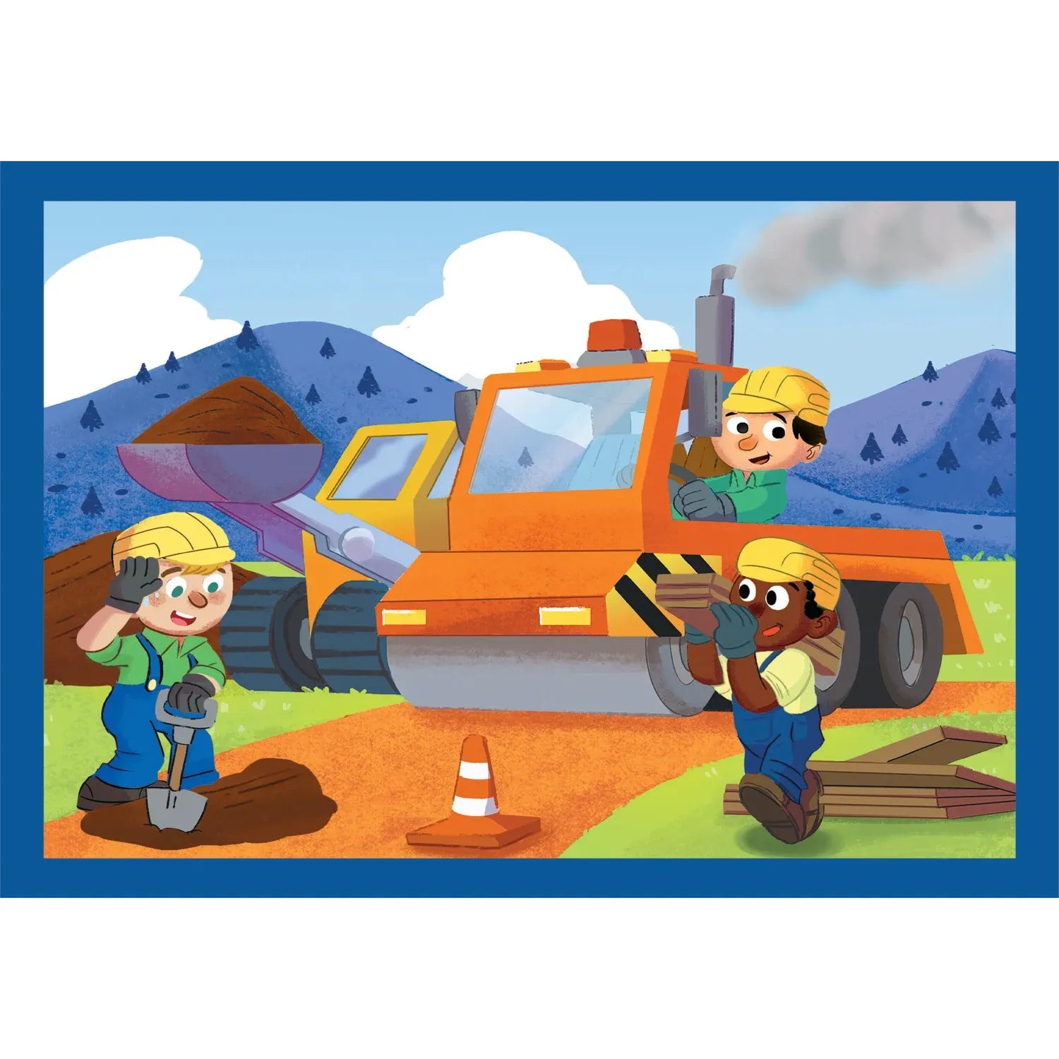 Clementoni 4-In-1 Kids Puzzle- Noli Busy At Work 2025 CL21741 Age- 3 Years & Above