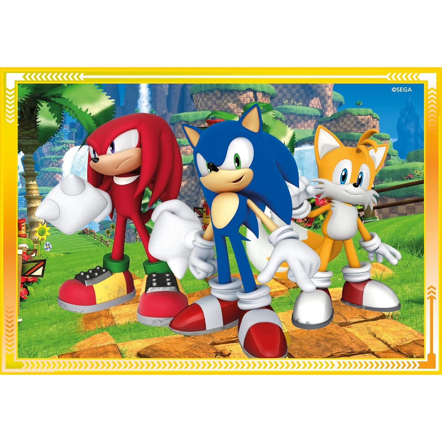 Clementoni 4-In-1 Sonic Puzzle Age- 4 Years & Above