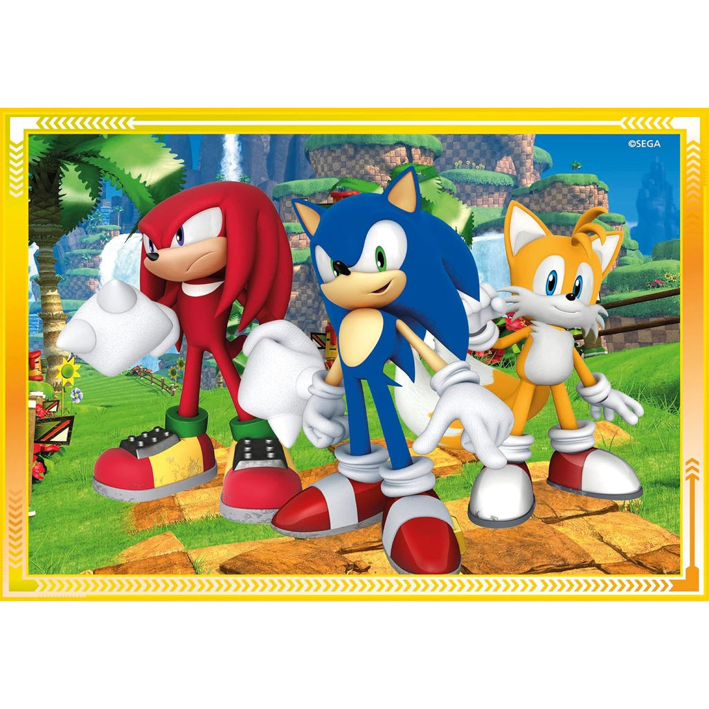 Clementoni 4-In-1 Sonic Puzzle Age- 4 Years & Above
