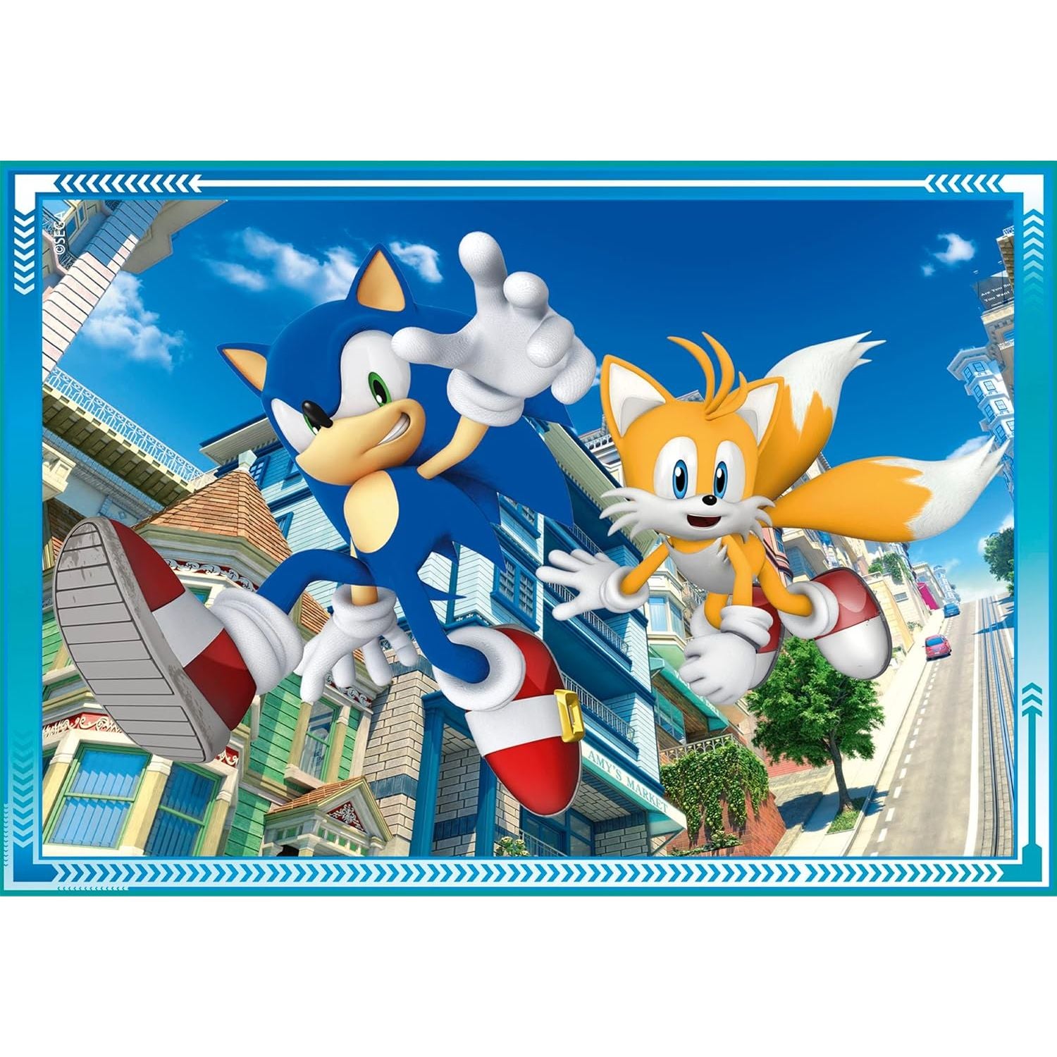 Clementoni 4-In-1 Sonic Puzzle Age- 4 Years & Above