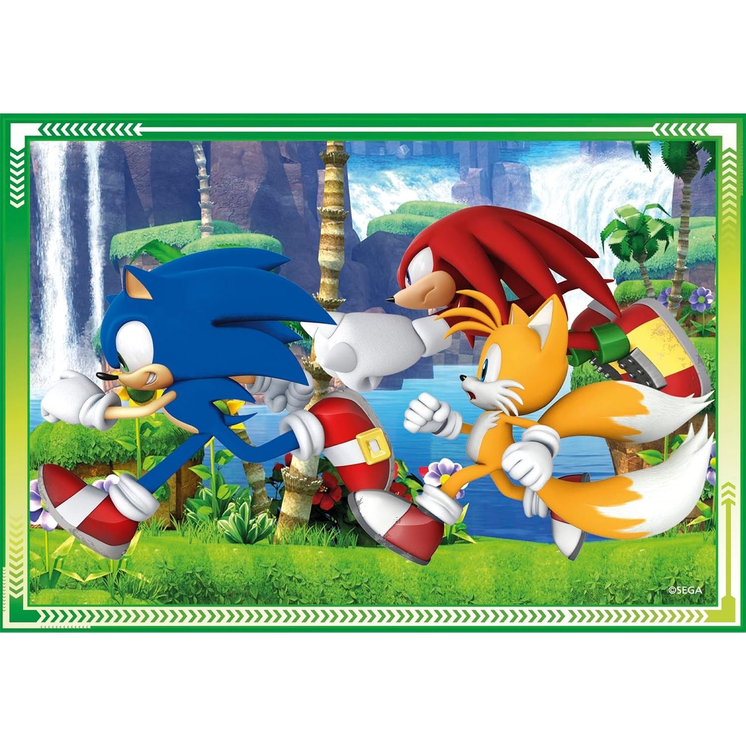 Clementoni 4-In-1 Sonic Puzzle Age- 4 Years & Above