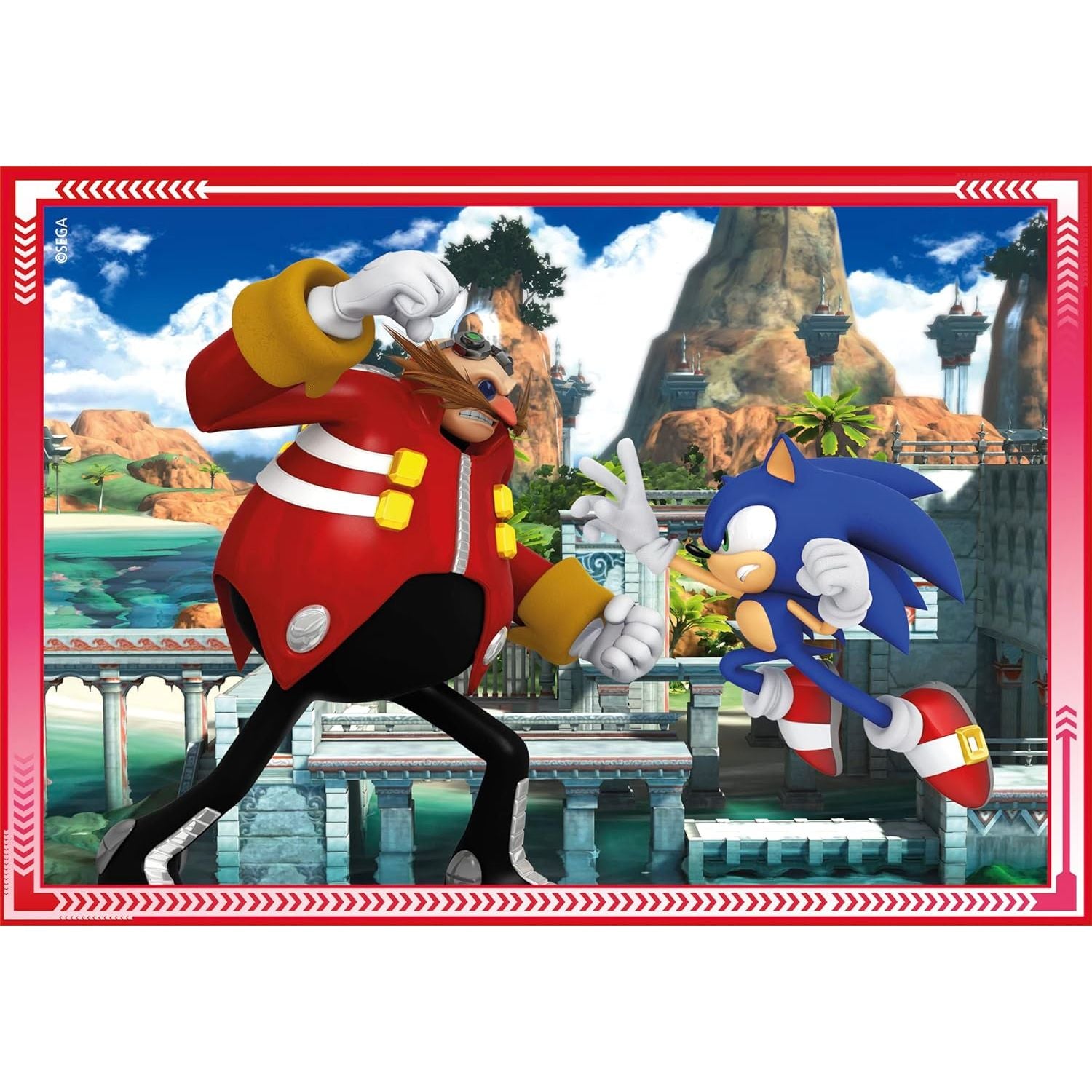 Clementoni 4-In-1 Sonic Puzzle Age- 4 Years & Above