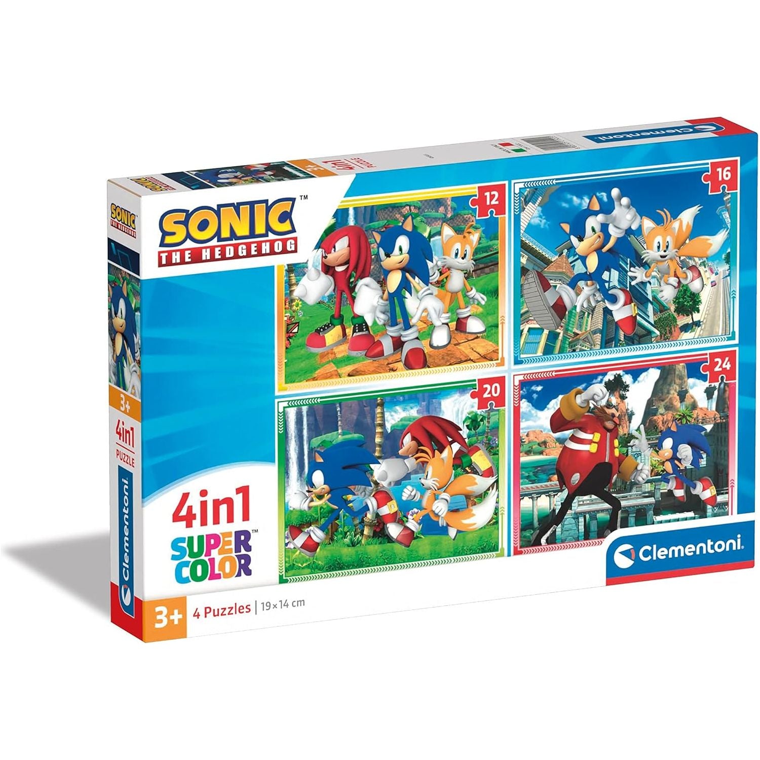 Clementoni 4-In-1 Sonic Puzzle Age- 4 Years & Above