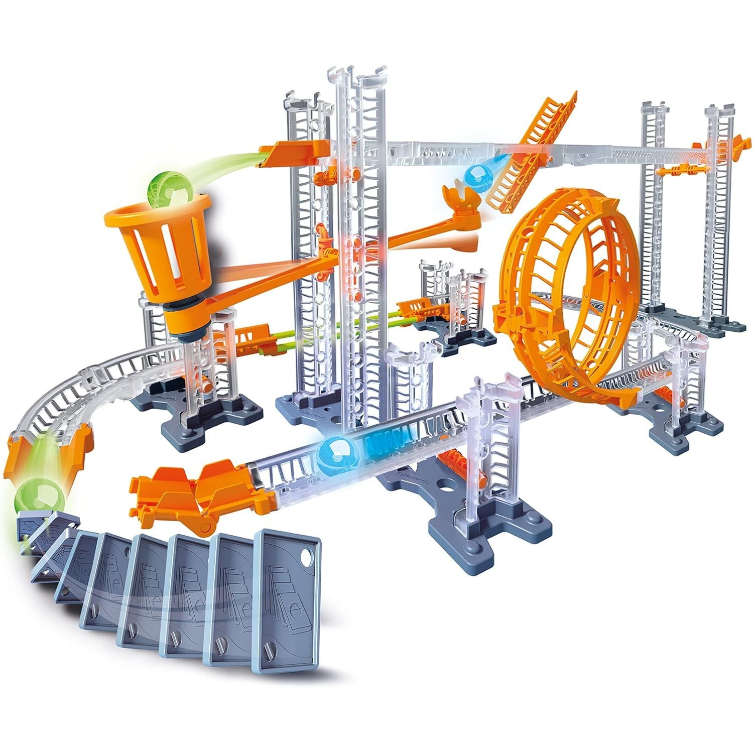 Clementoni Action & Reaction Glow Effect Construction Set CL75067 Age- 8 Years & Above