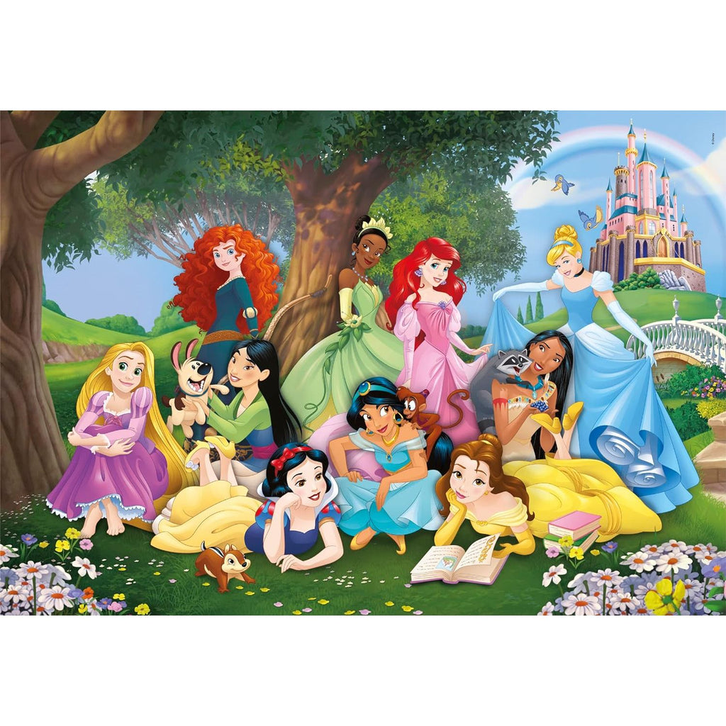 Clementoni Disney Princess 104 Pieces Super Color Jigsaw Puzzle Age-5 Years & Above