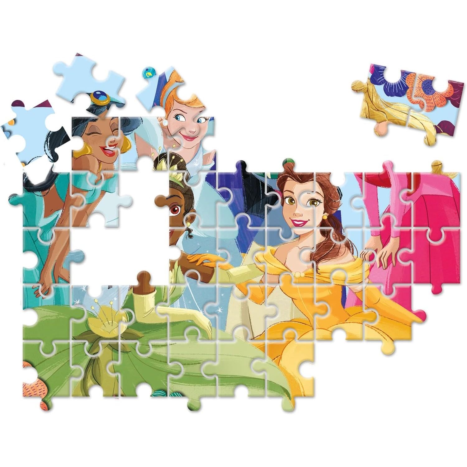 Clementoni Edukit Disney Princess 4-In-1 Jigsaw Puzzle 30 & 48-Piece Puzzles CL18297 Age- 3 Years & Above