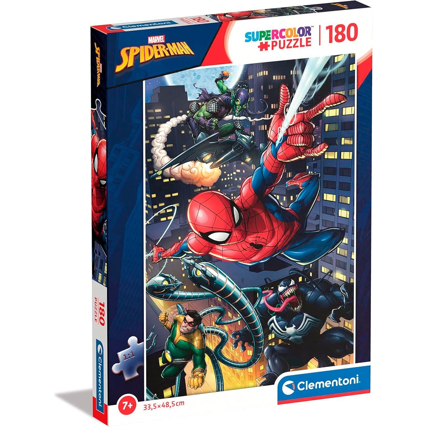 Clementoni Marvel SpiderMan  Kids Puzzle 180 Pieces  Age- 7 Years & Above