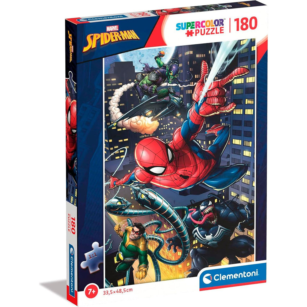 Clementoni Marvel SpiderMan  Kids Puzzle 180 Pieces  Age- 7 Years & Above