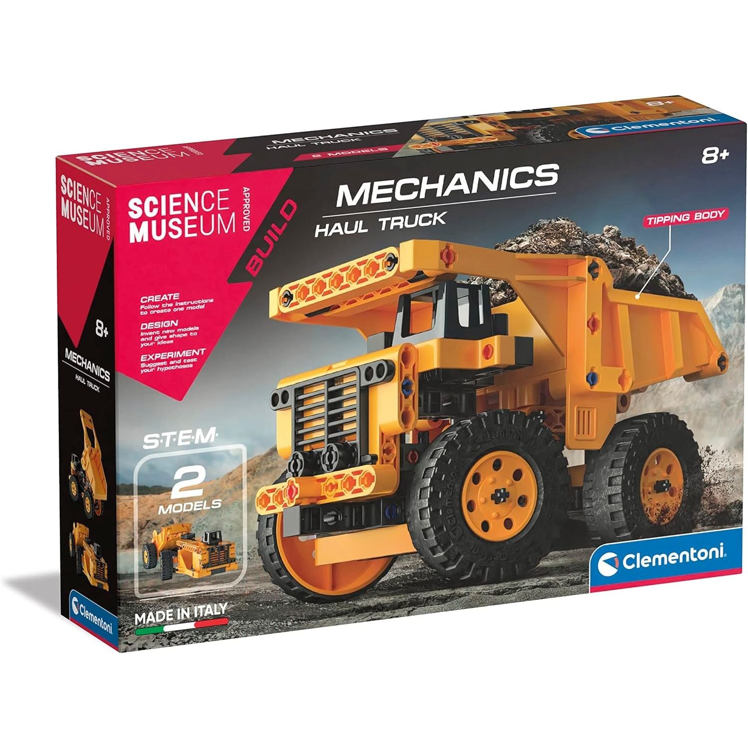 Clementoni Mechanical Lab Haul Truck Stem Construction Kit] CL75081 Age- 8 Years & Above