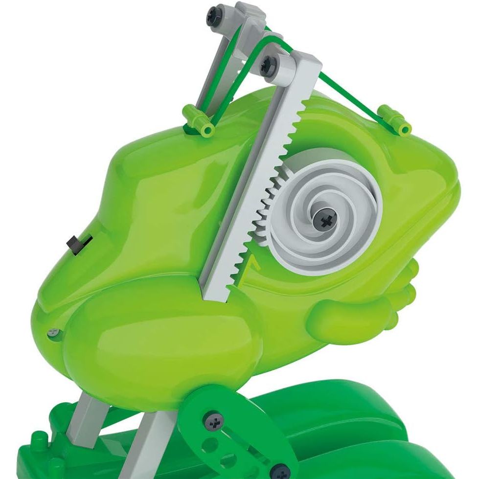 Clementoni Mechanics Lab : Jumping Frog Bot Stem Toy CL17372 Age- 13 Years & Above