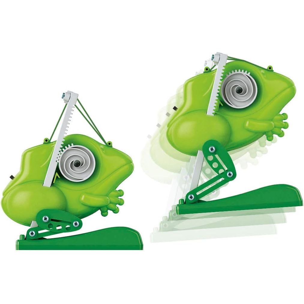 Clementoni Mechanics Lab : Jumping Frog Bot Stem Toy CL17372 Age- 13 Years & Above