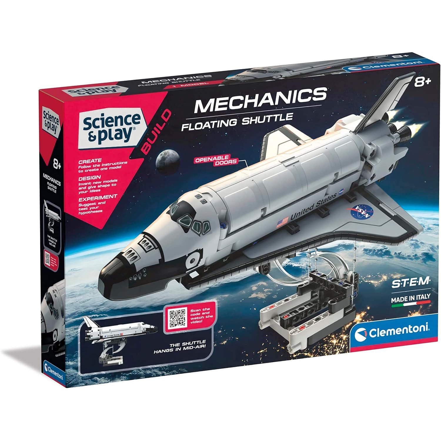 Clementoni Mechanics Nasa Floating Shuttle Kit (Usa) CL75069 Age- 8 Years & Above