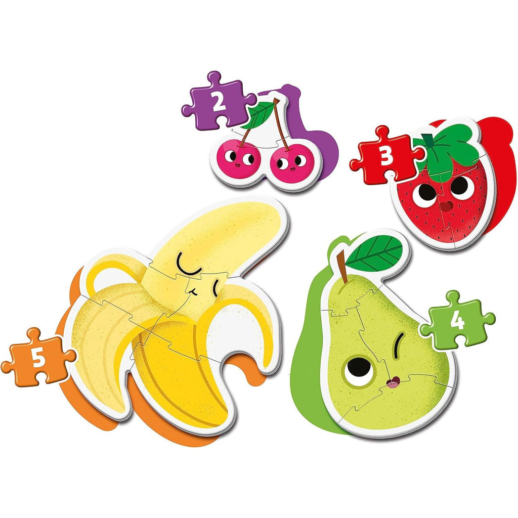 Clementoni My First Puzzles 2-3-4-5 Fruits Age- 2 Years & Above