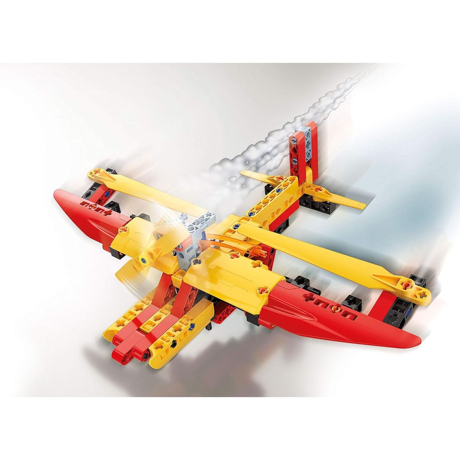 Clementoni Science & Play (Mechanics Laboratory) - Seaplane And Hydroplane Building Set - Build 2 Different Models Playset CL17371 Age- 8 Years & Above