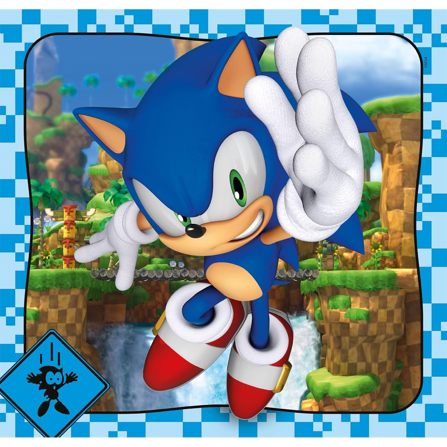 Clementoni Sonic Kids Puzzle 3 X 48 Pieces Age- 3 Years & Above