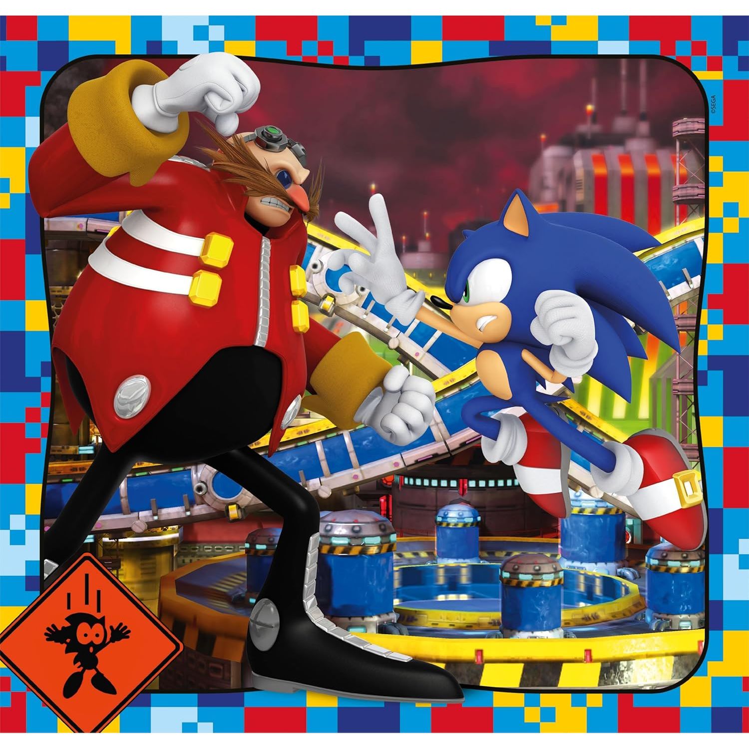 Clementoni Sonic Kids Puzzle 3 X 48 Pieces Age- 3 Years & Above