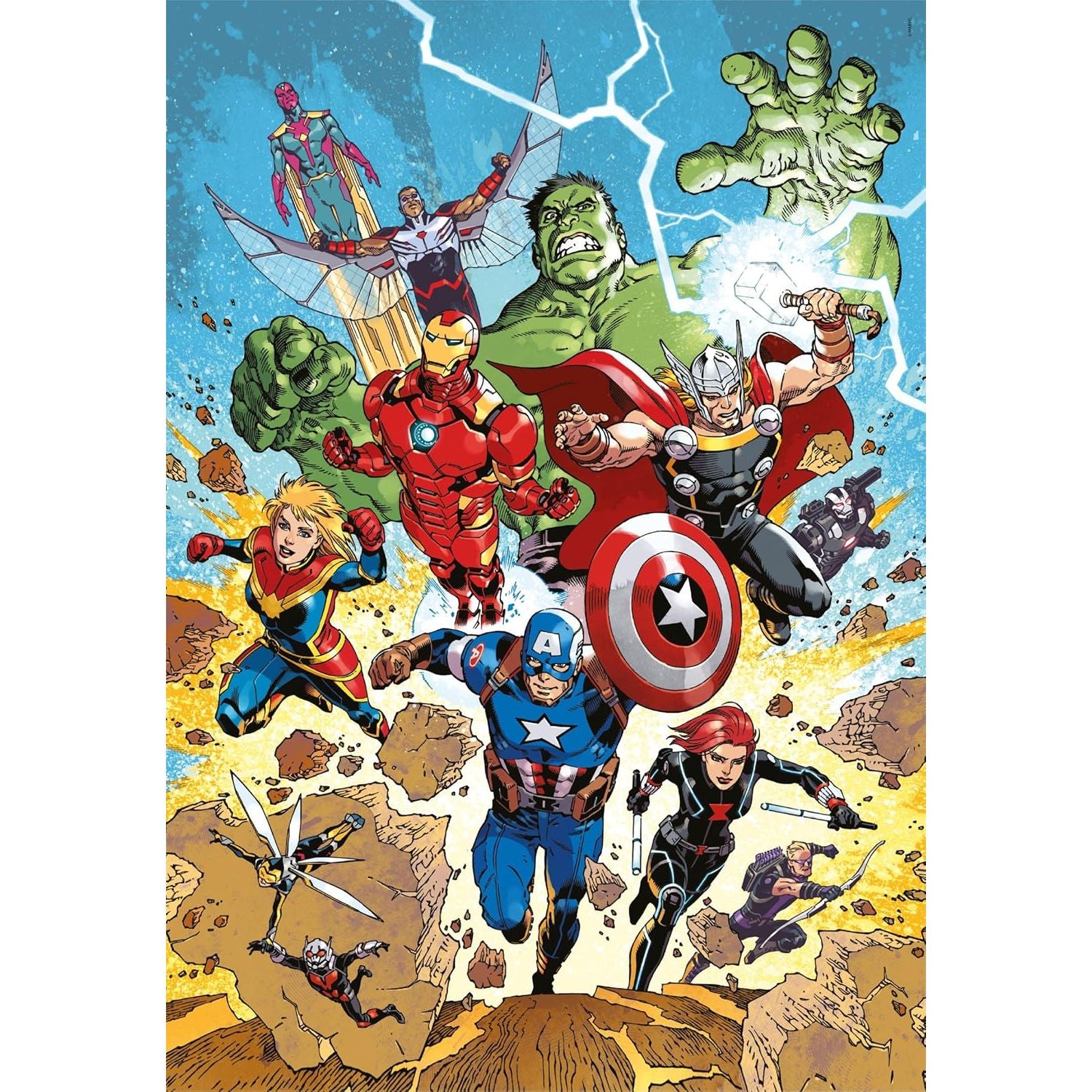 Clementoni Super Color The Avenger Jigsaw Puzzle 300 Pieces CL21728 Age- 9 Years & Above