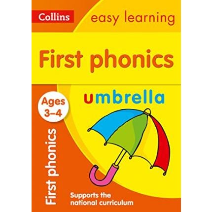Collins Easy Learning First Phonics Ages 3-4Y Paperback